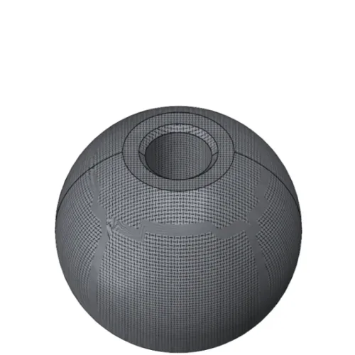 CF Bolt knob round 1" main
