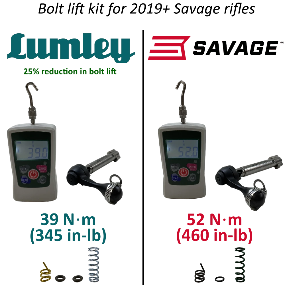 Savage model 10-110 difference bolt lift