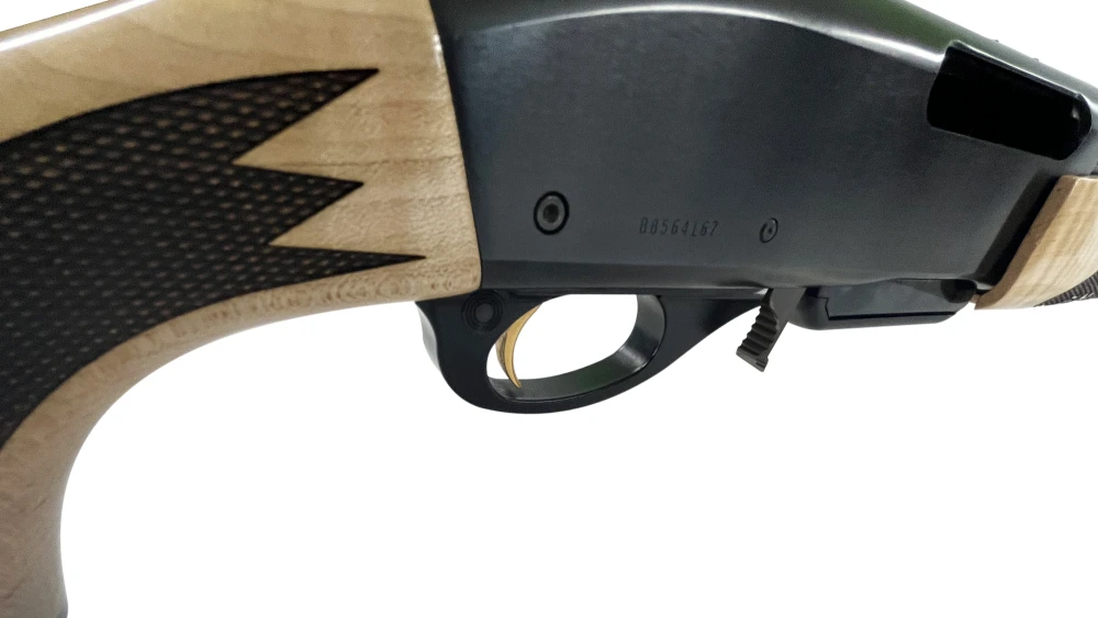 Remington 7600 extended magazine latch shotgun 4