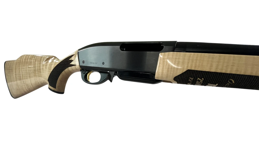 Remington 7600 extended magazine latch shotgun 2