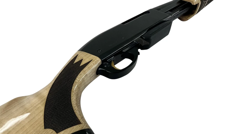 Remington 7600 extended magazine latch shotgun 5