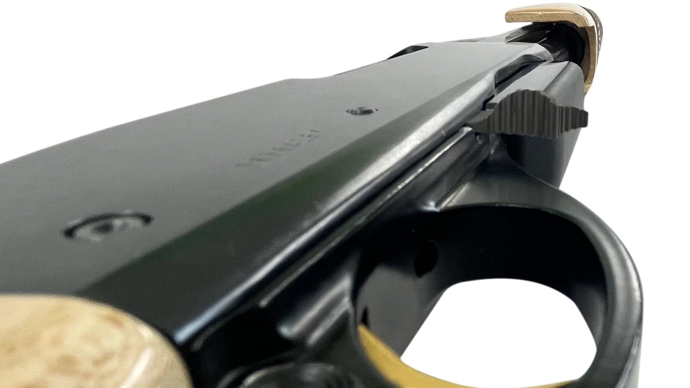 Remington 7600 extended magazine latch shotgun 7