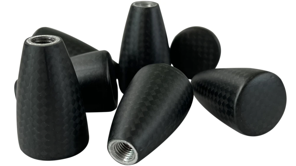 Carbon Fiber Tactical Bolt Knob in group