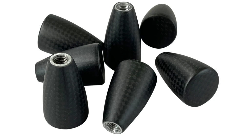 Carbon Fiber Tactical Bolt Knob in group