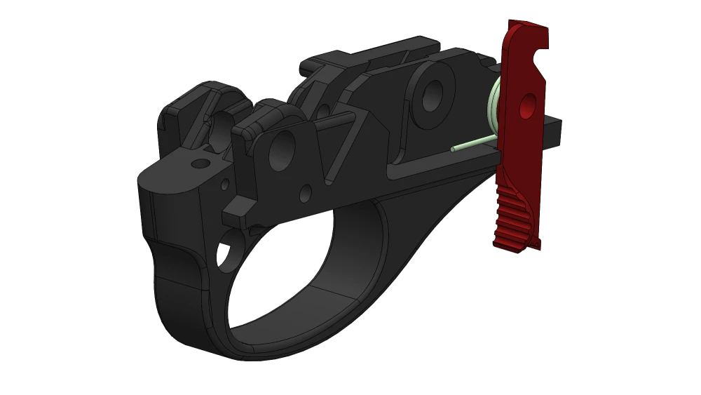 Remington 7600 extended magazine latch torsion spring 2