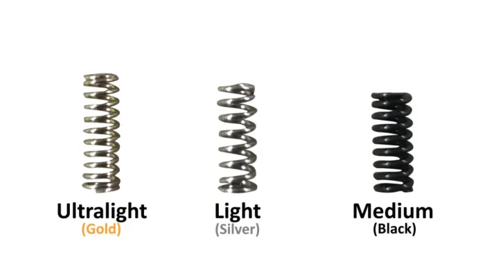 Tikka Sako trigger springs ultralight light medium pull strength