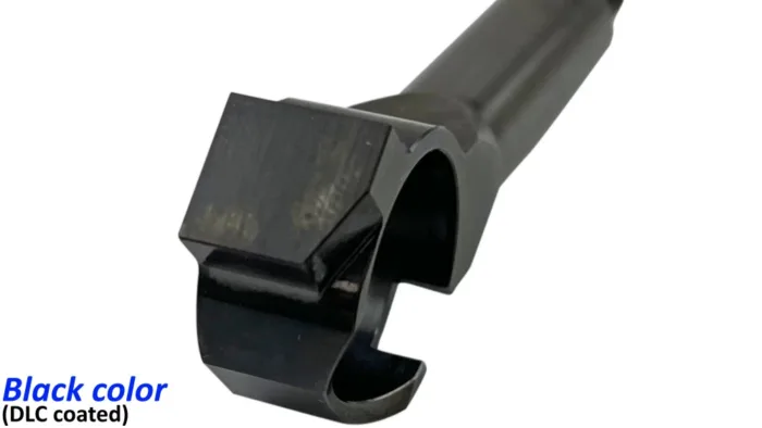 Savage titanium bolt handle black left handed 3